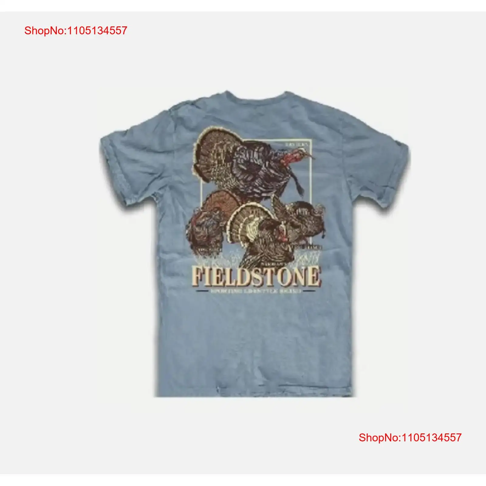 Wildman Hunting & Outdoor - Fieldstone Turkey Hunting Tişört Grand Slam