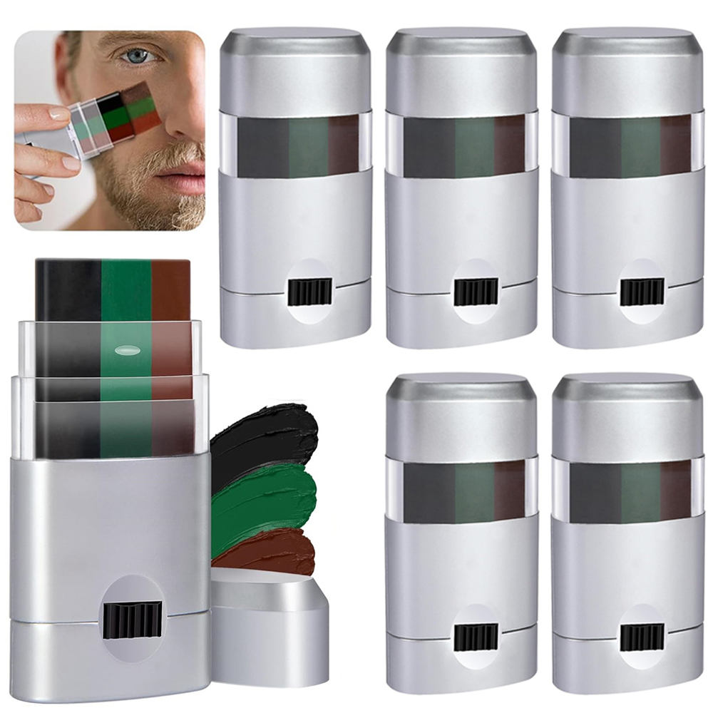 Camo Face Paint - 6 adet Camo yüz boyası 3