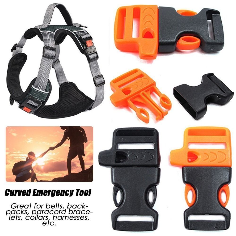 Paracord Survival Bracelet - 1 adet düdük tokaları hızlı yayın
