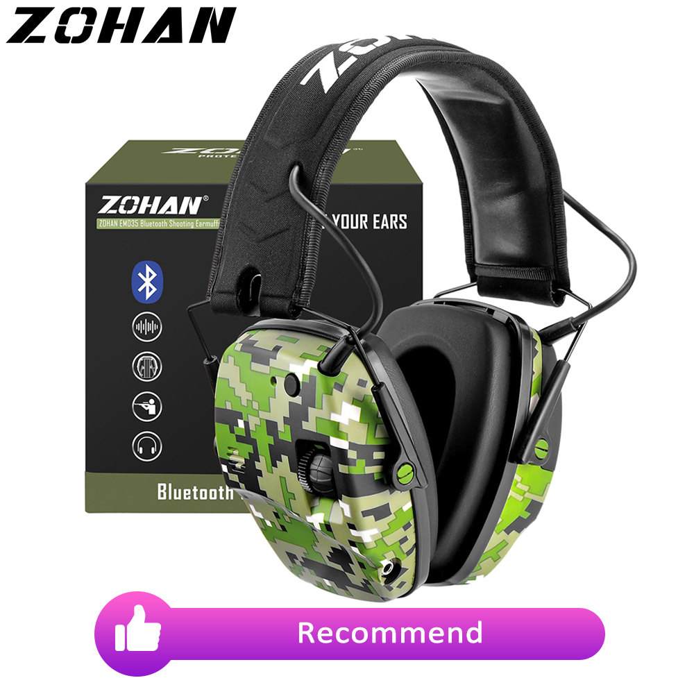 Shooting Ear Muff - ZOHAN 5.0 Bluetooth elektronik çekim kulaklıklar