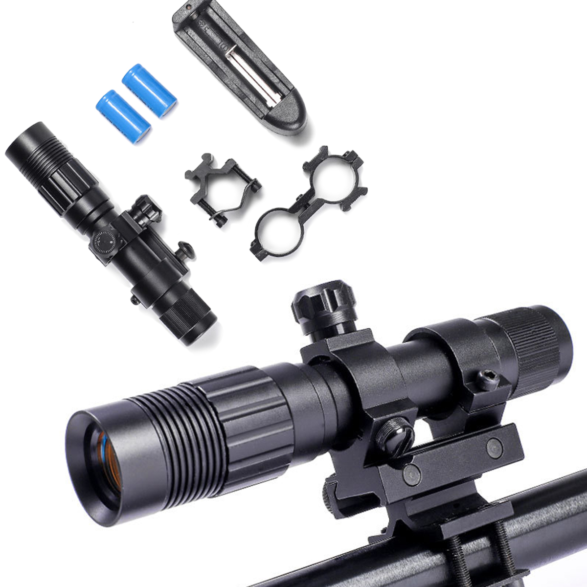 Outdoor Hunting Movies - Kırmızı/Yeşil Nokta Lazer Görüş Cihazı Ayarlanabilir
