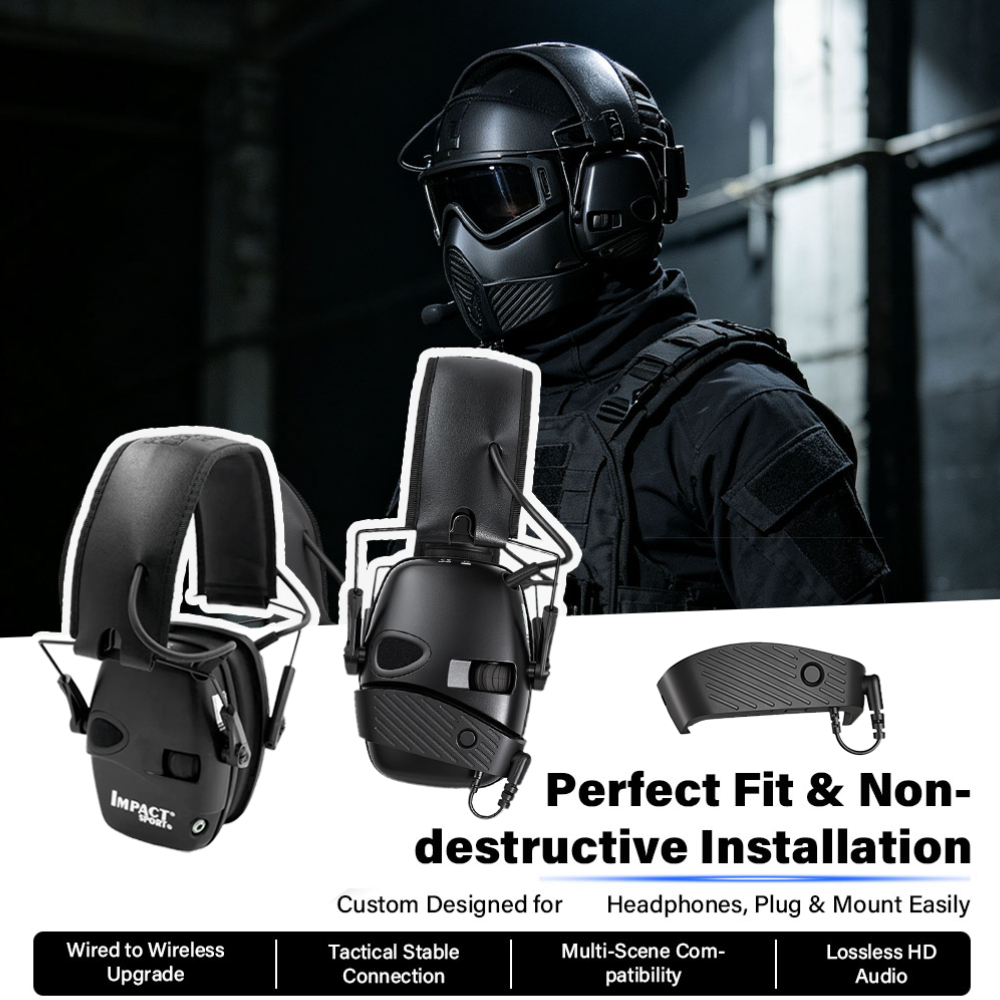 Shooting Ear Muff - Aktif Gürültü Azaltıcı Kulaklık Elektronik Atış