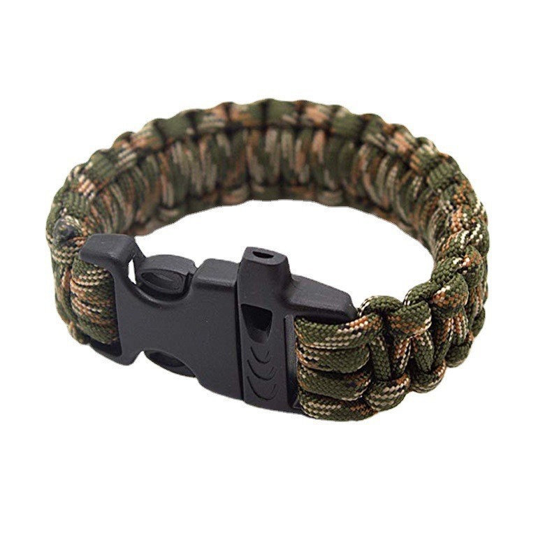 Paracord Survival Bracelet - Düdüklü Paracord Bileklik, Yedi Çekirdekli Paracord