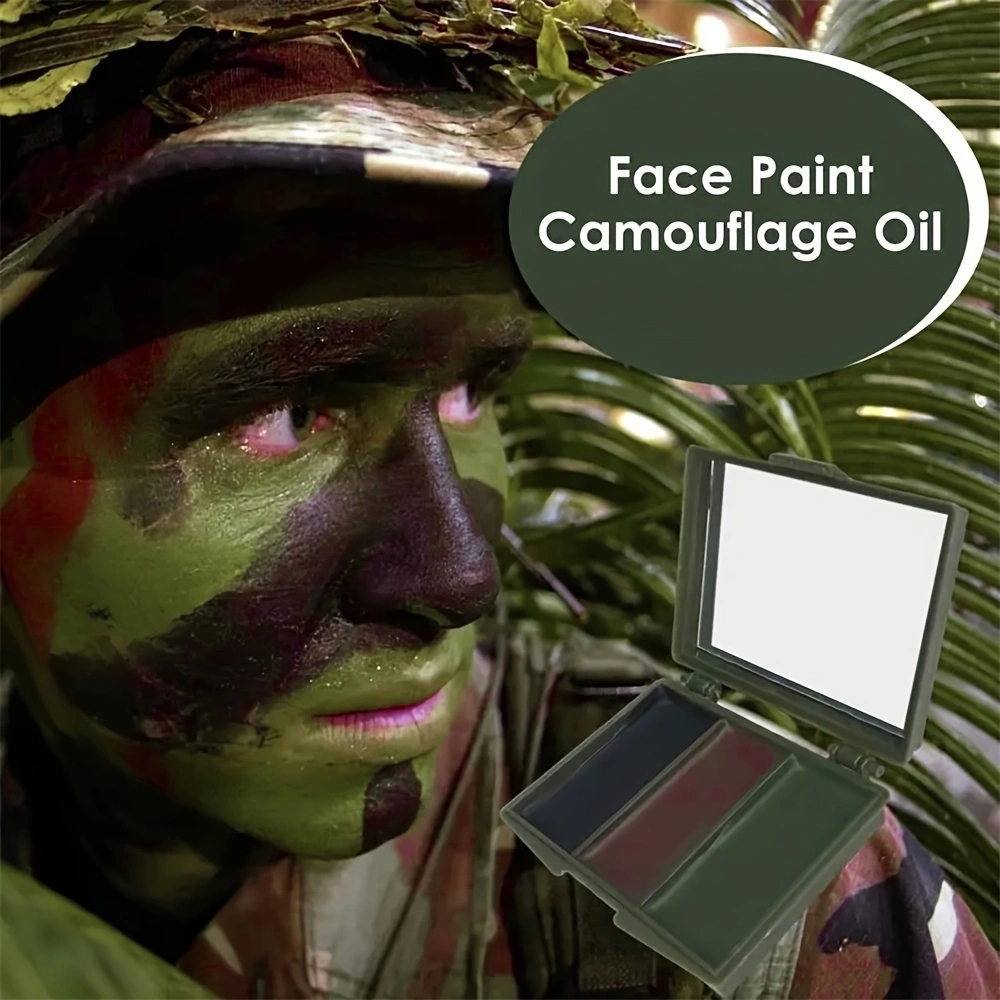 Üç Renkli Kamuflaj Yüz Boyama  - Camo Face Paint incelemesi ve fiyatı