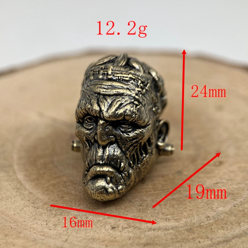 Çılgın bilim adamı baş heykeli - Paracord Survival Bracelet incelemesi ve fiyatı