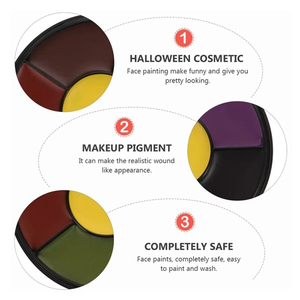 Makyaj Seti 6 Renk Yüz Boyası  - Camo Face Paint incelemesi ve fiyatı